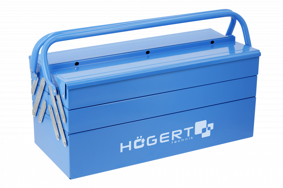 HOEGERT Ящик для инструментов металический  5 отделений  45 × 20,5 × 20 cм