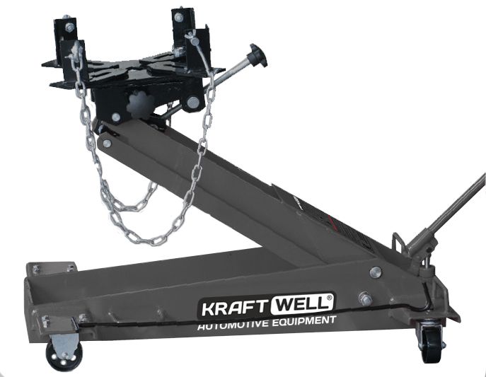KraftWell KRWLTJ1.5 Тележка гидравлическая подкатная для агрегатов трансмиссии г/п 1500 кг