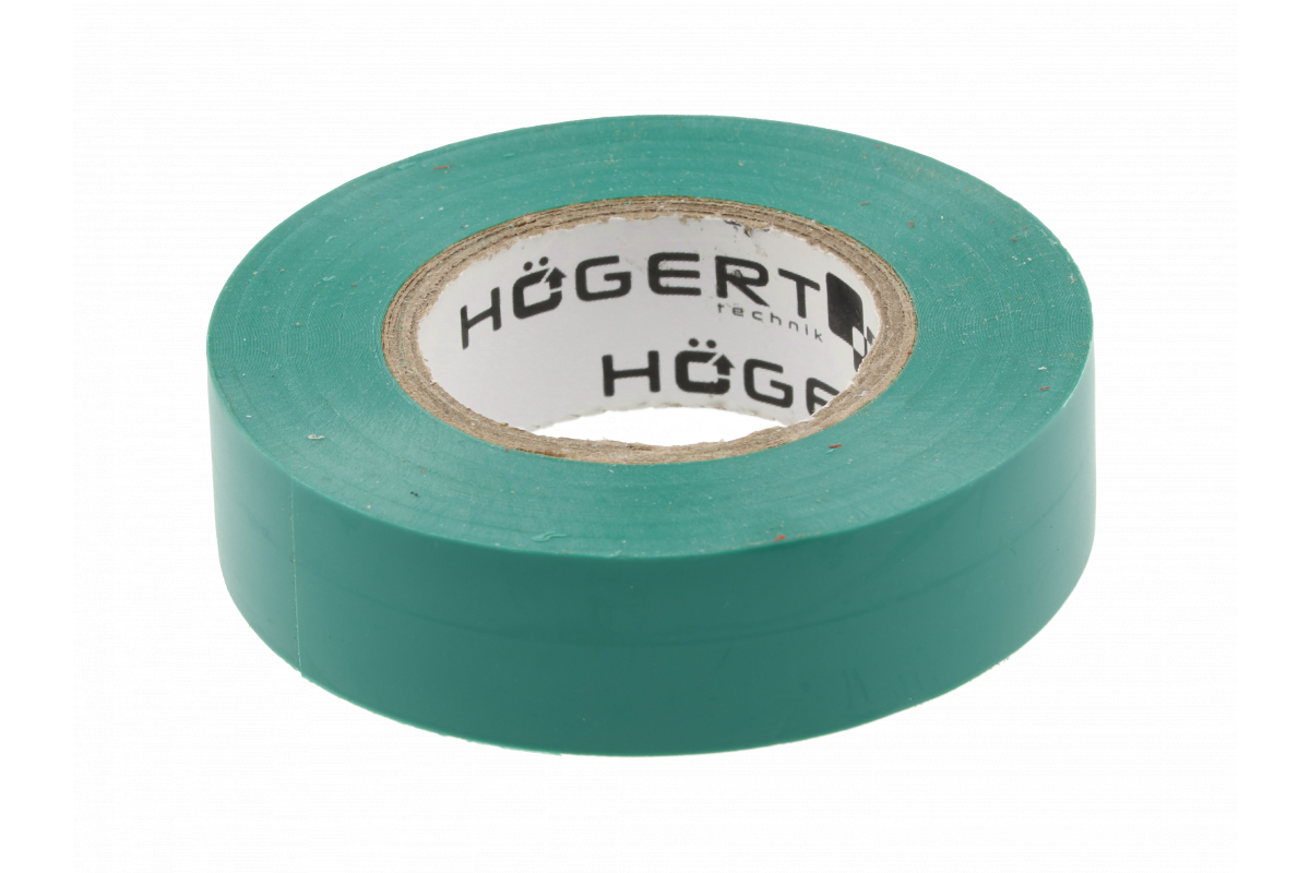 HOEGERT Изоляционная лента 0,13x19мм x 20м, зелёная