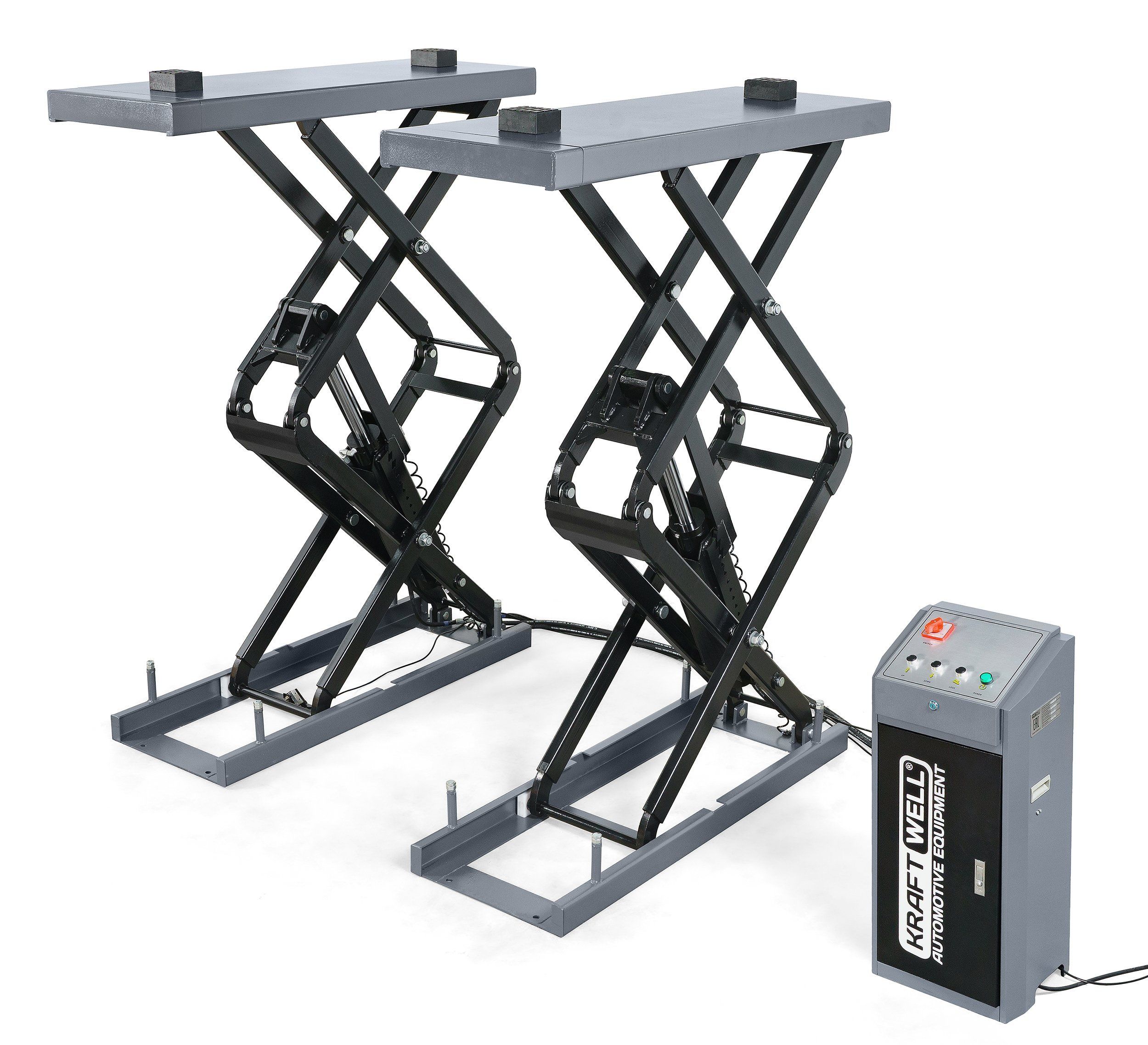 KraftWell FORBI 3.5I Подъёмник комплект ножничный г/п 3,5 т. заглубляемый