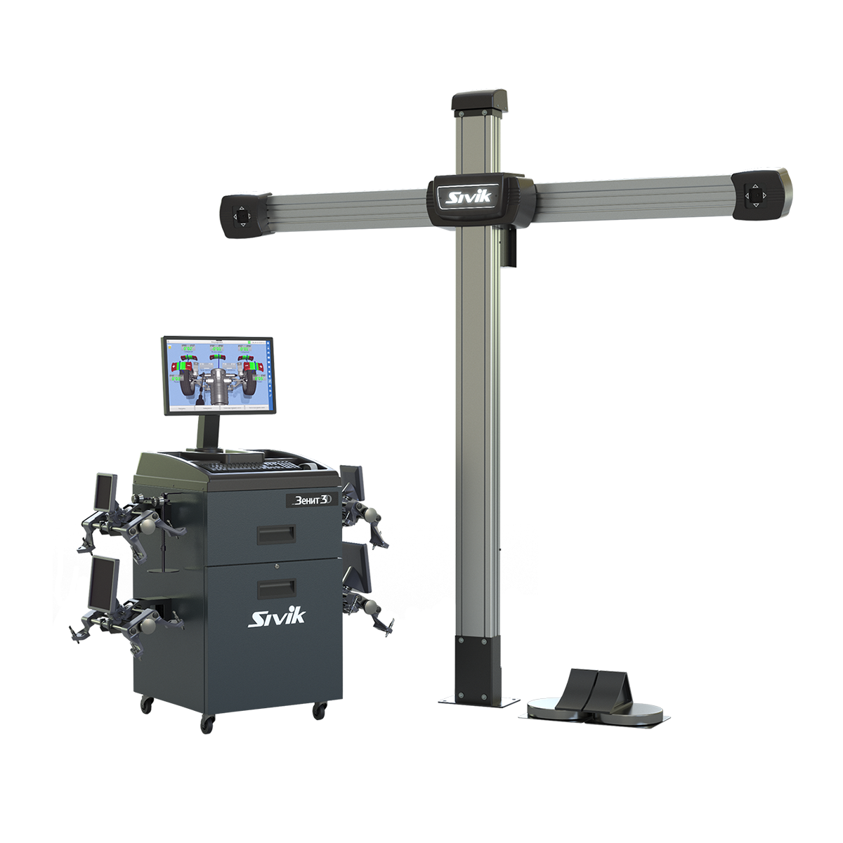 Стенд регулировки развала схождения Зенит-3D ТЛ2КС