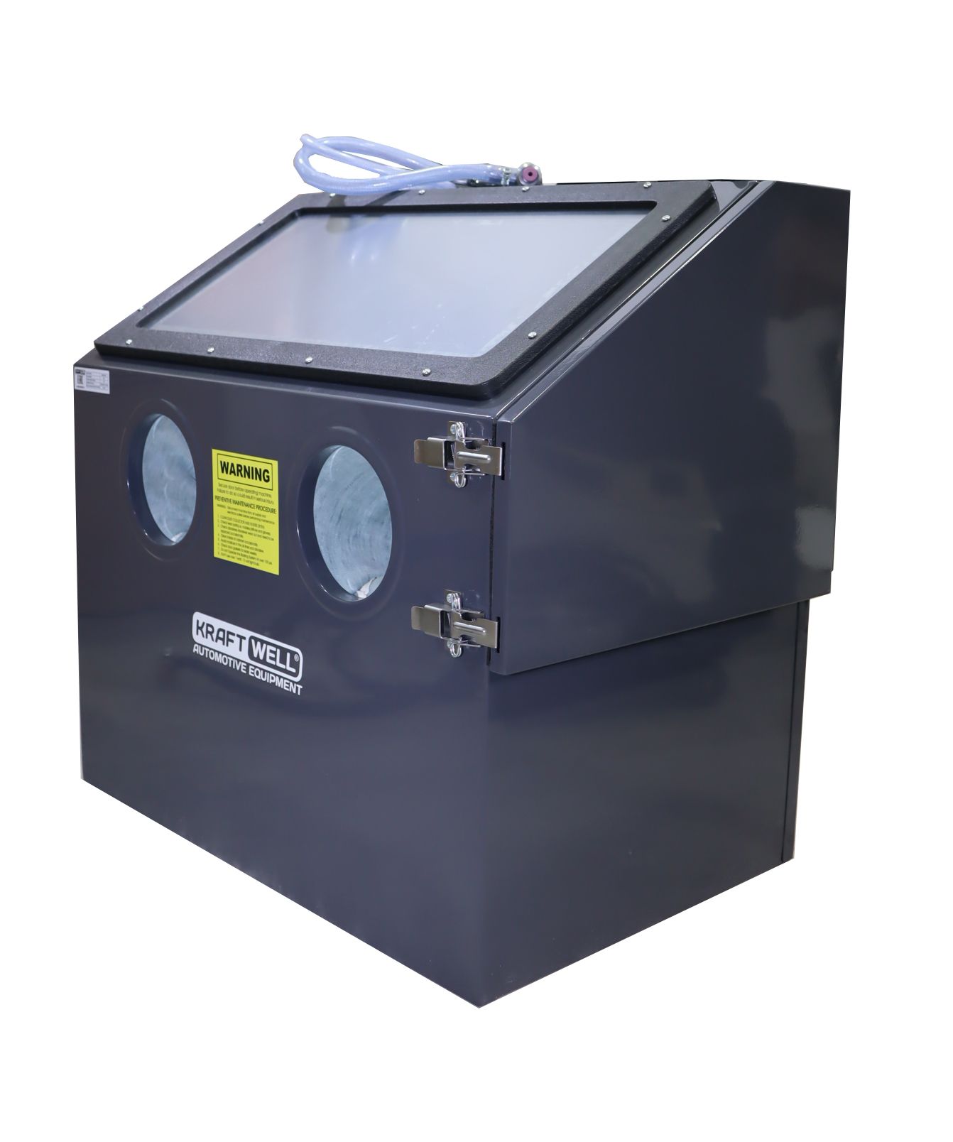 KraftWell KRW-SB110 Камера пескоструйная настольная, боковая загрузка, 110 л