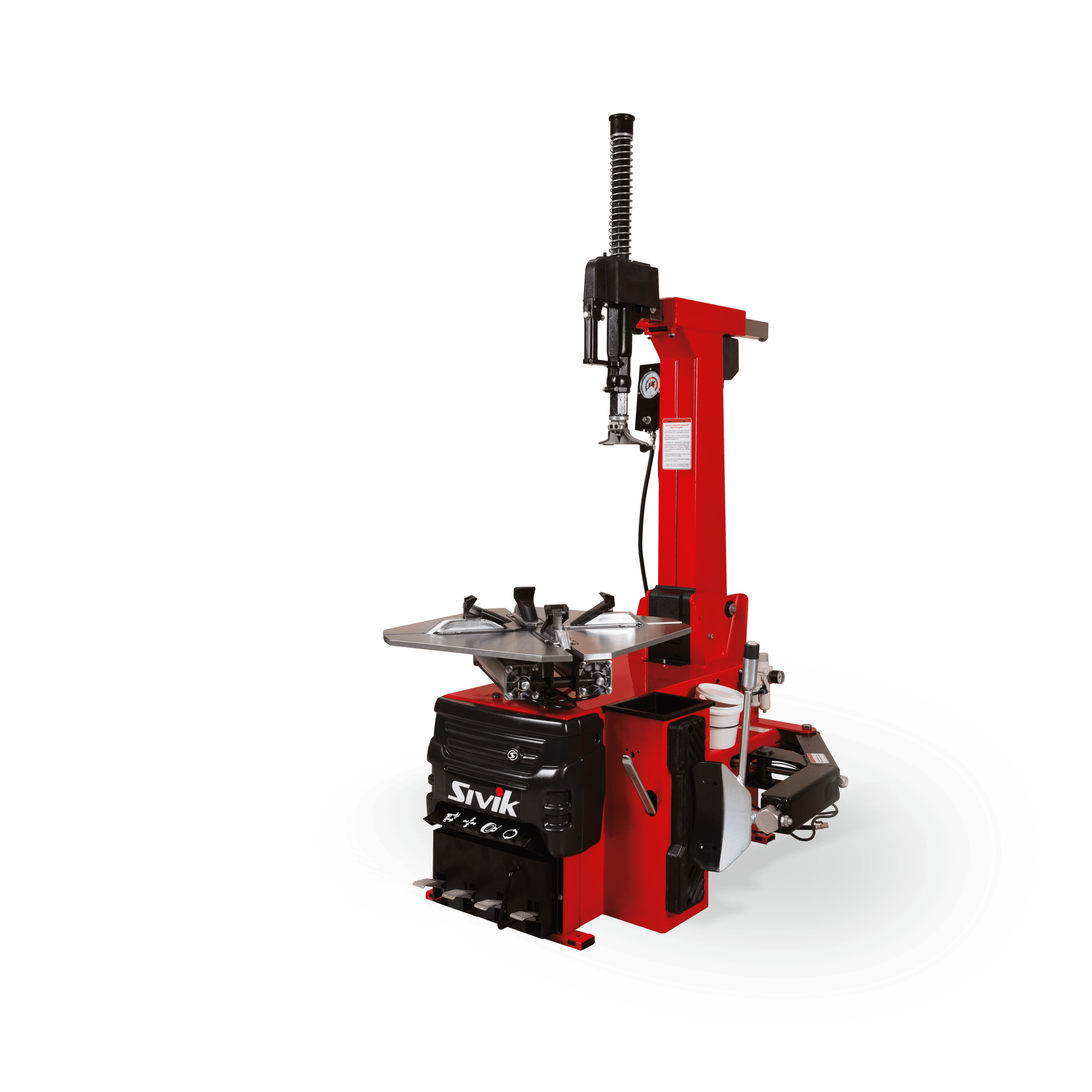 Автоматический шиномонтажный станок КС-404А Про 380В Красный RAL3020