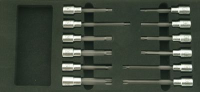 Набор торцевых головок с профилем "Torx" СТАНКОИМПОРТ в ложементе, BX015