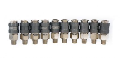 KraftWell KRW-QC14FM-10 БРС "мама", резьба M1/4", 10 шт