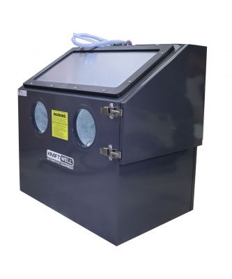 KraftWell KRW-SB110 Камера пескоструйная настольная, боковая загрузка, 110 л