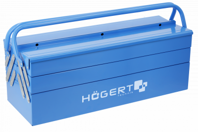 HOEGERT Ящик для инструментов металлический  5 отделений   53 × 20,5 × 20 cм