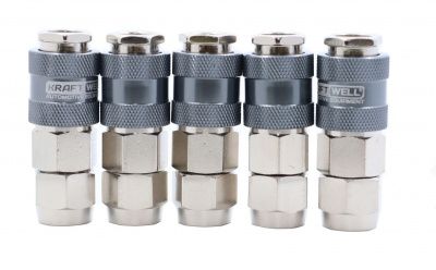 KraftWell KRW-QC1014F-5 БРС "мама" для шланга 10*14 мм, 5 шт