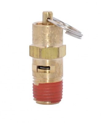 KraftWell KRW-SV14M Клапан предохранительный M1/4", 16 бар, 1 шт