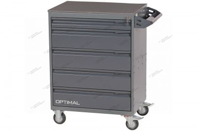 Тележка инструментальная, 5 выдвижных ящиков OPTIMAL NT215