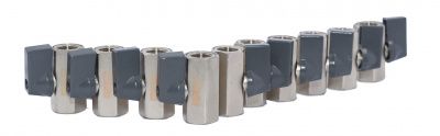 KraftWell KRW-BV14F-10 Вентиль шаровый F1/4" - F1/4", 10 шт