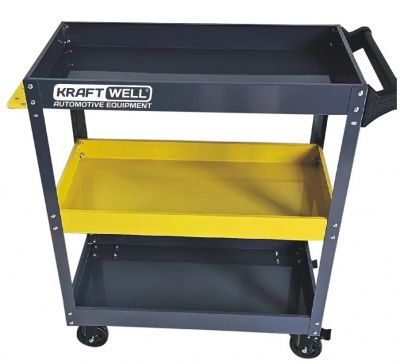 KraftWell KRW-T3G Тележка профессиональная с 3 открытыми полками
