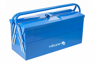 HOEGERT Ящик для инструментов металлический 5 отделений 55х 20,5х 29,5см