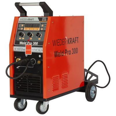 WELD Pro 300 Сварочный аппарат инверторный 300A, 380В MIG/MAG/MMA/Lift TIG с горелкой 24AK