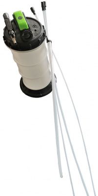 KraftWell KRW1806.P Емкость для откачки масла с ручным и пневмоприводом, 6 л
