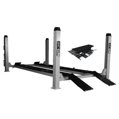 KraftWell KRW450AT+KRWJB2P Комплект для сход-развала г/п 4,5 т платформы 5700 мм с пневмотраверсой 2 т. и кругами