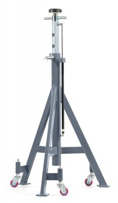KraftWell KRWJS7.5H Стойка опорная г/п 7,5 т., высота 1,4-2,02 м, с пневмолифтом